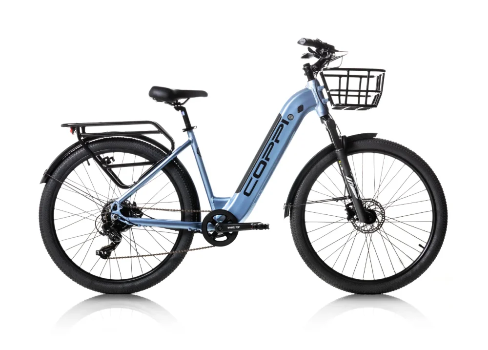 bici-elettrica-per-citta-e-tratti-urbani-country-azzurra